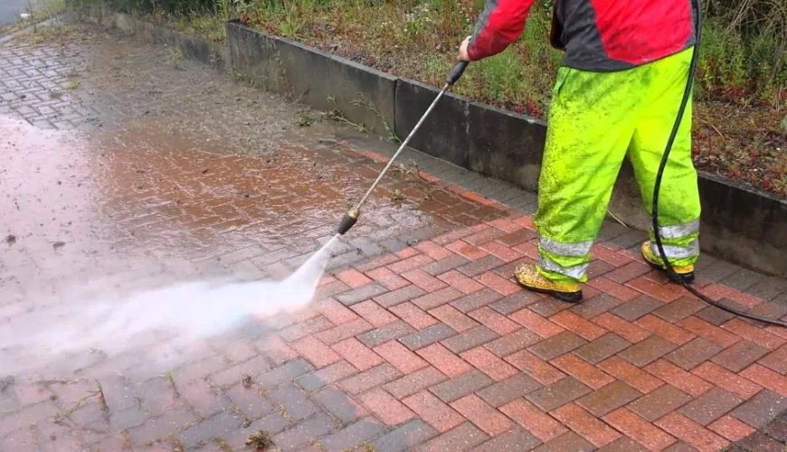 Paving Yard Cleaning